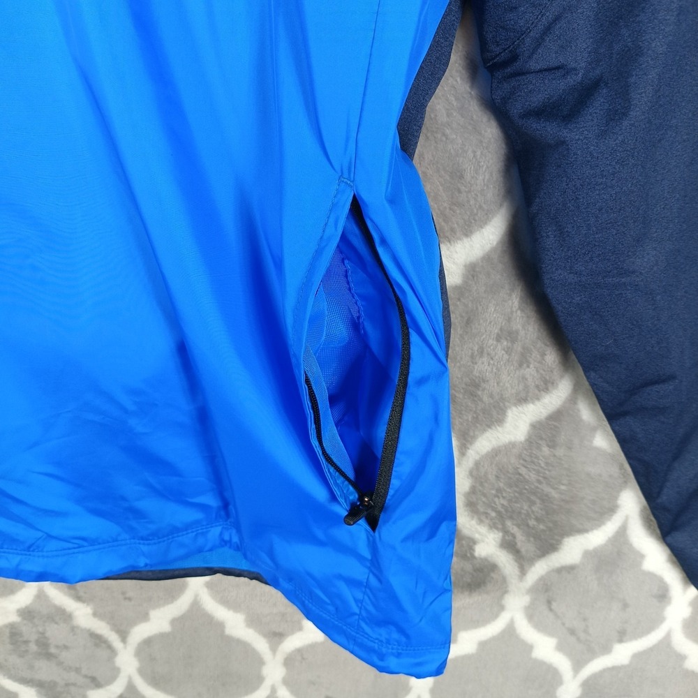 Nike Golf Jacket Men Medium Blue 1/4 Zip Lightweight Performance - Picture 7 of 9